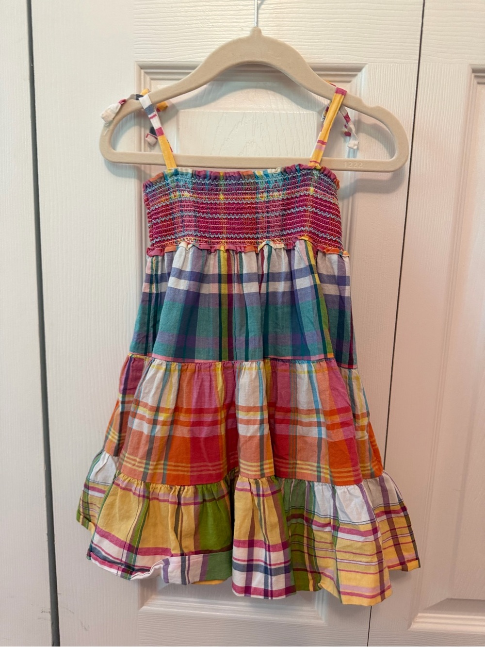 Ralph Lauren 12mo Plaid Smocked Dress